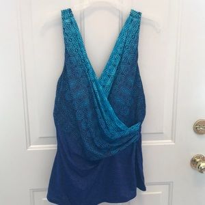 Lands End Swim Top, size 14